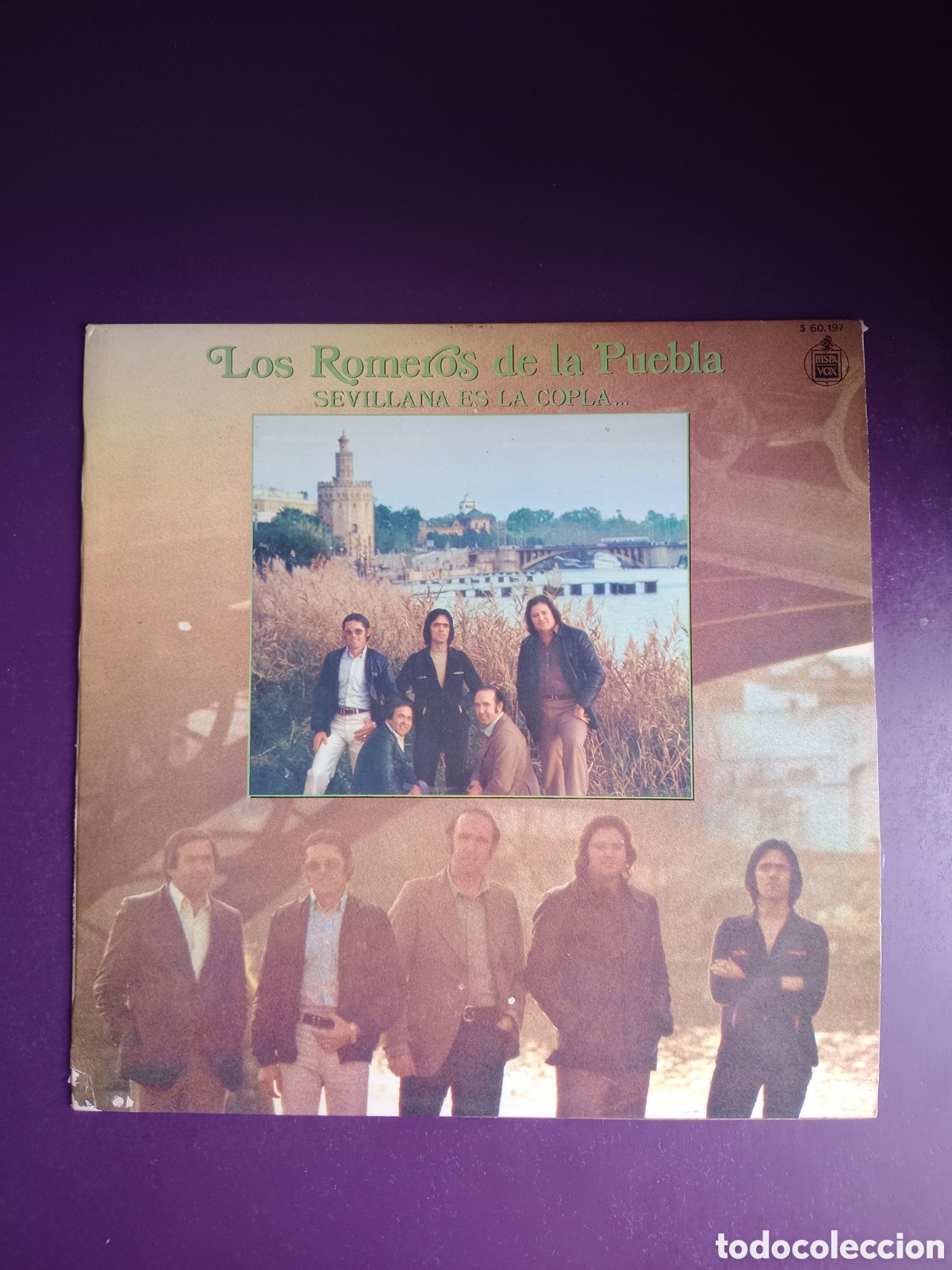 Discos de vinilo: Los Romeros De La Puebla &ndash; Sevillana Es La Copla - LP HISPAVOX 1979 - RUMBAS Y SEVILLANAS, POCO USO