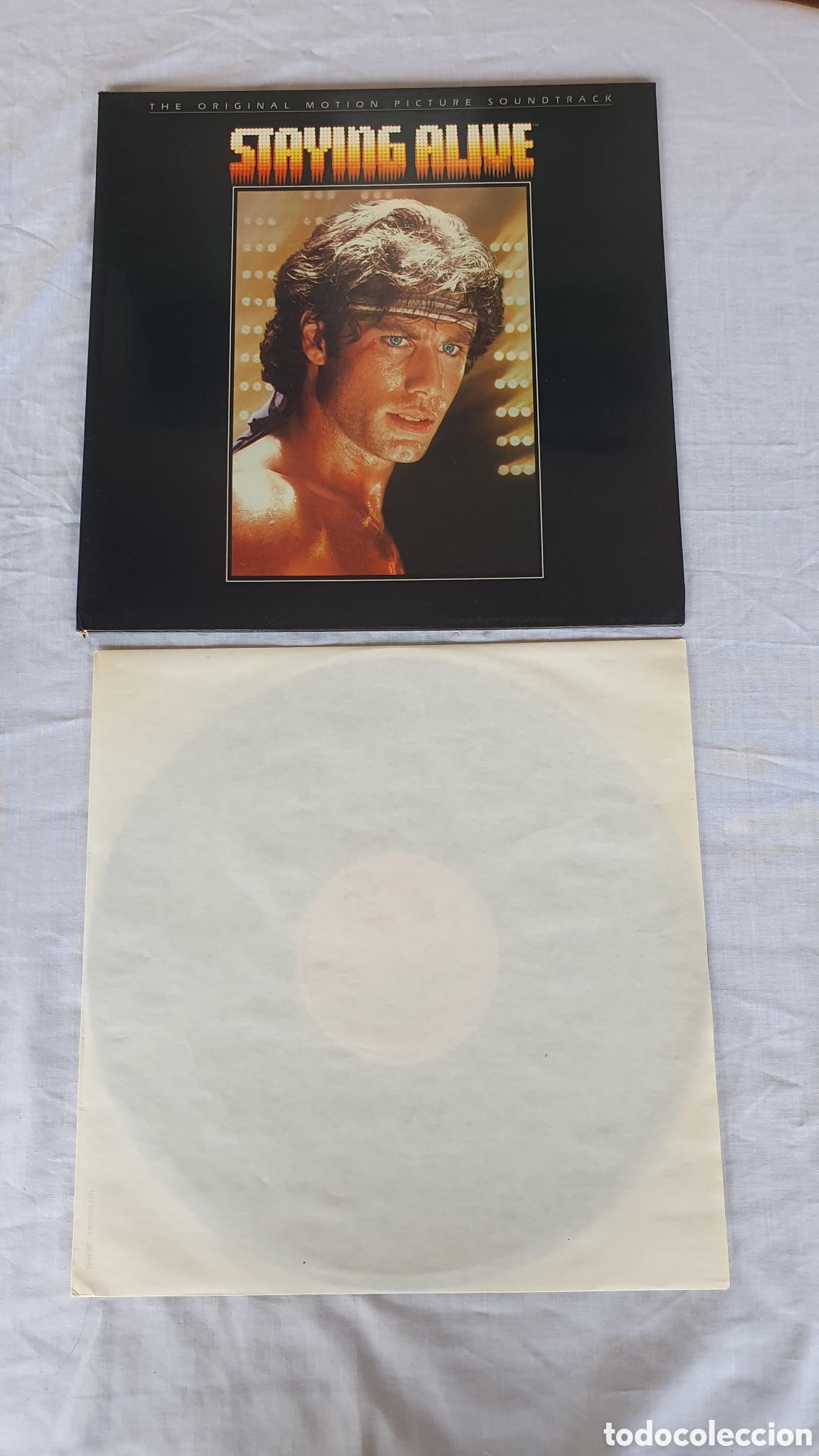 Discos de vinilo: &iexcl;JOYA DE LOS 80! Vinilo BSO Staying Alive (1983) - Foto 8