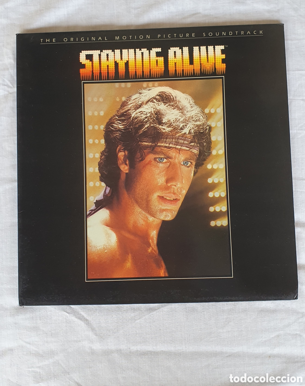 Discos de vinilo: &iexcl;JOYA DE LOS 80! Vinilo BSO Staying Alive (1983)