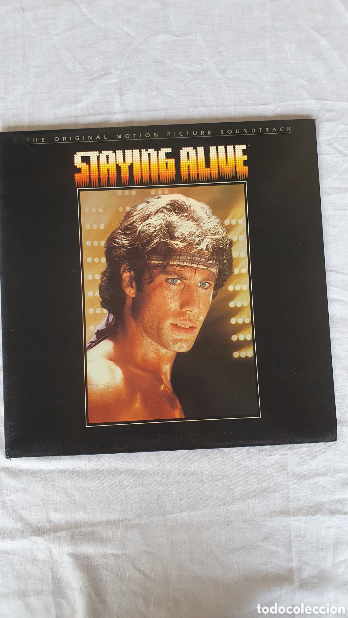 Discos de vinilo: &iexcl;JOYA DE LOS 80! Vinilo BSO Staying Alive (1983) - Foto 9