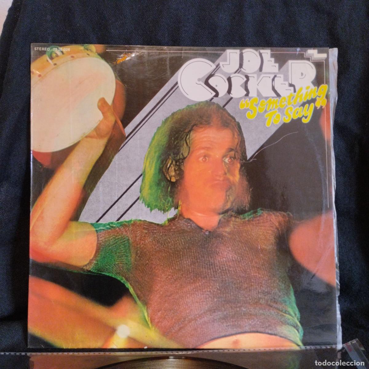 Discos de vinilo: LP Joe Cocker - Something To Say (LP, Album) 1973 Espa&ntilde;a