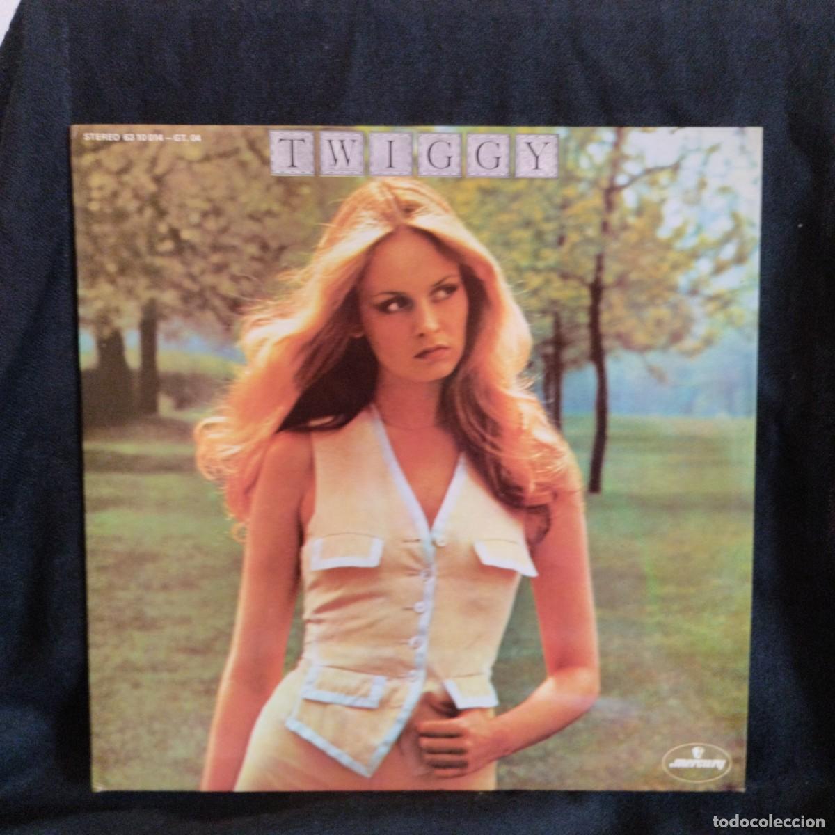 Discos de vinilo: LP Twiggy (2) - Twiggy (LP, Album) 1976 Espa&ntilde;a, c&oacute;mo nuevo!!