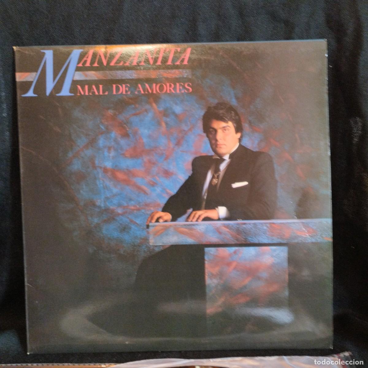Discos de vinilo: LP Manzanita -Mal De Amores 1984 promocional, edici&oacute;n dif&iacute;cil, excelente