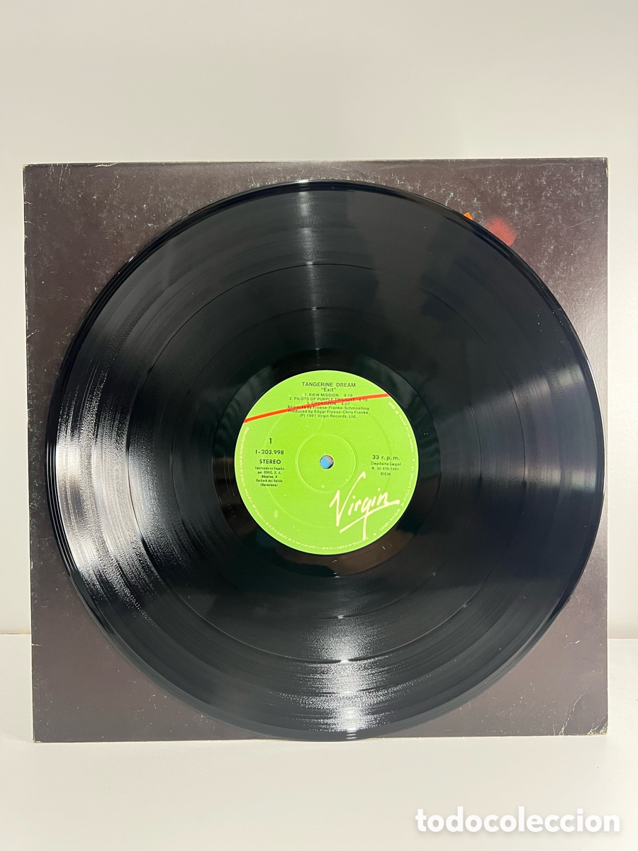 Discos de vinilo: TANGERINE DREAM (LP) EXIT A&Ntilde;O 1981 - Foto 3