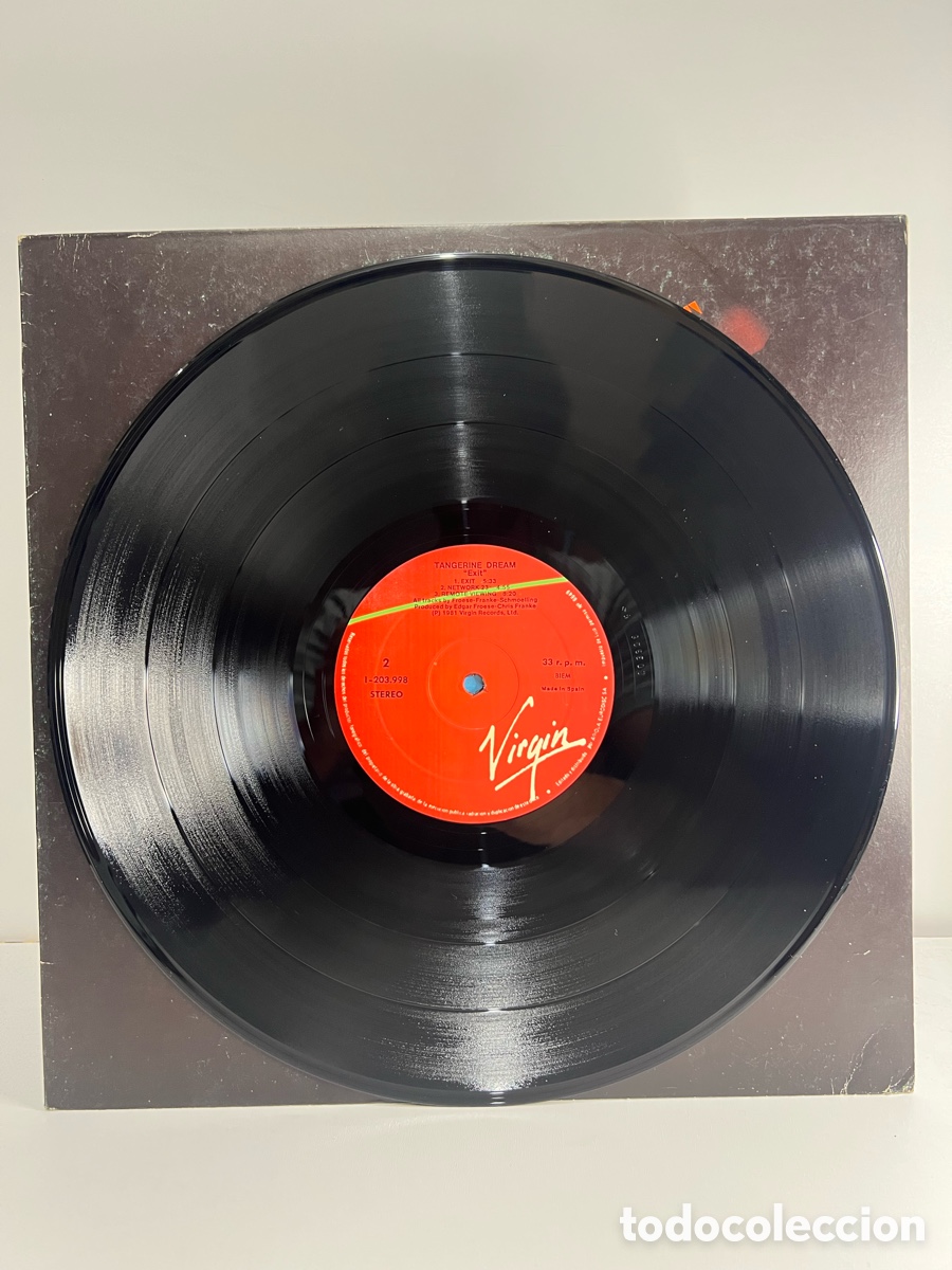 Discos de vinilo: TANGERINE DREAM (LP) EXIT A&Ntilde;O 1981 - Foto 4