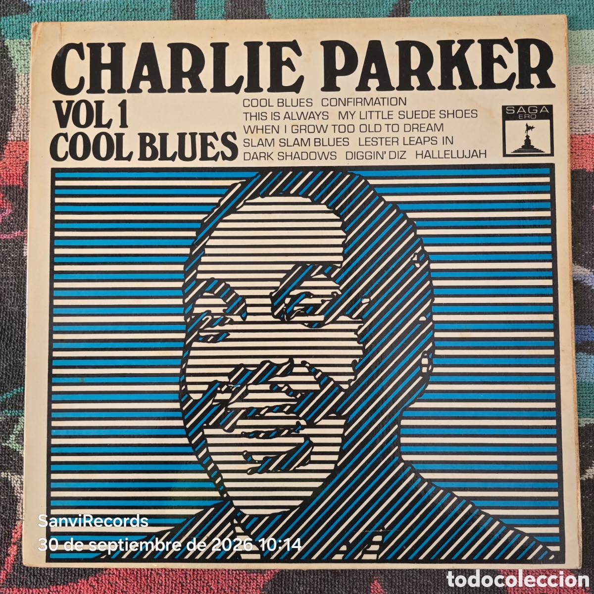 Discos de vinilo: [LP] CHARLIE PARKER: VOL 1, COOL BLUES (SAGA ERO) (1966)