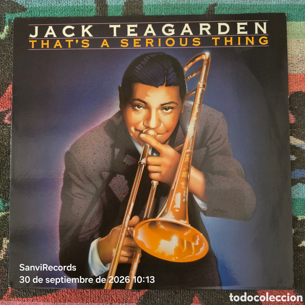 Discos de vinilo: [LP] JACK TEAGARDEN: THAT'S A SERIOUS THING (BLUEBIRD) (1990)