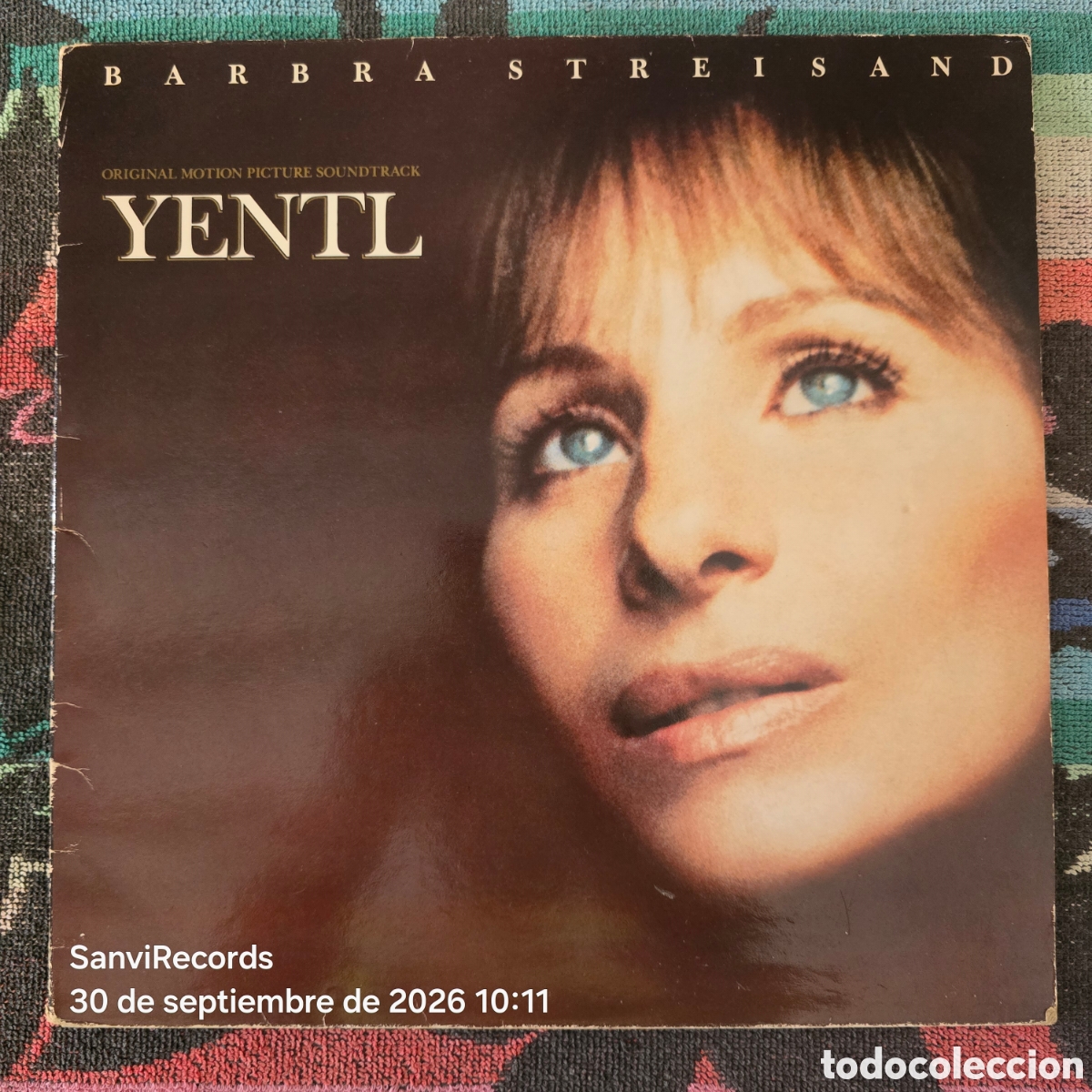 Discos de vinilo: [LP] BARBRA STREISAND: ORIGINAL MOTION PICTURE SOUNDTRACK, YENTL (CBS) (1983)