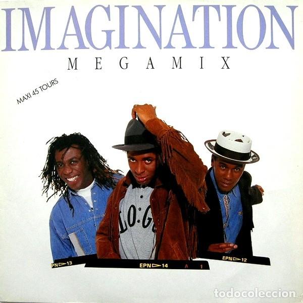 Discos de vinilo: IMAGINATION: MEGAMIX. MAXI EN VINILO.