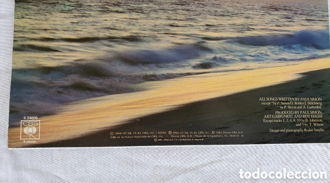 Discos de vinilo: Vinilo Simon & Garfunkel &ndash; The Collection (Edici&oacute;n 1981) - Foto 4