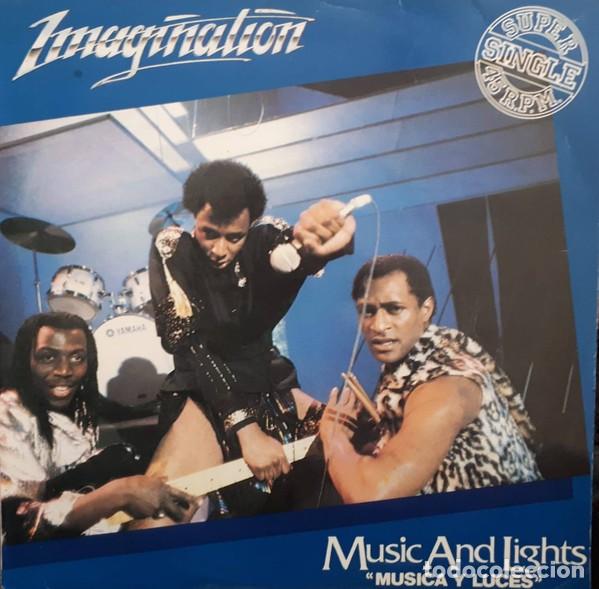 Discos de vinilo: IMAGINATION: Music And Lights = Musica Y Luces MAXI EN VINILO.