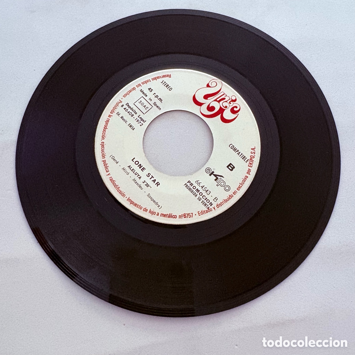 Discos de vinilo: single 7 Lone Star Ana Maria de 1972 - Foto 3