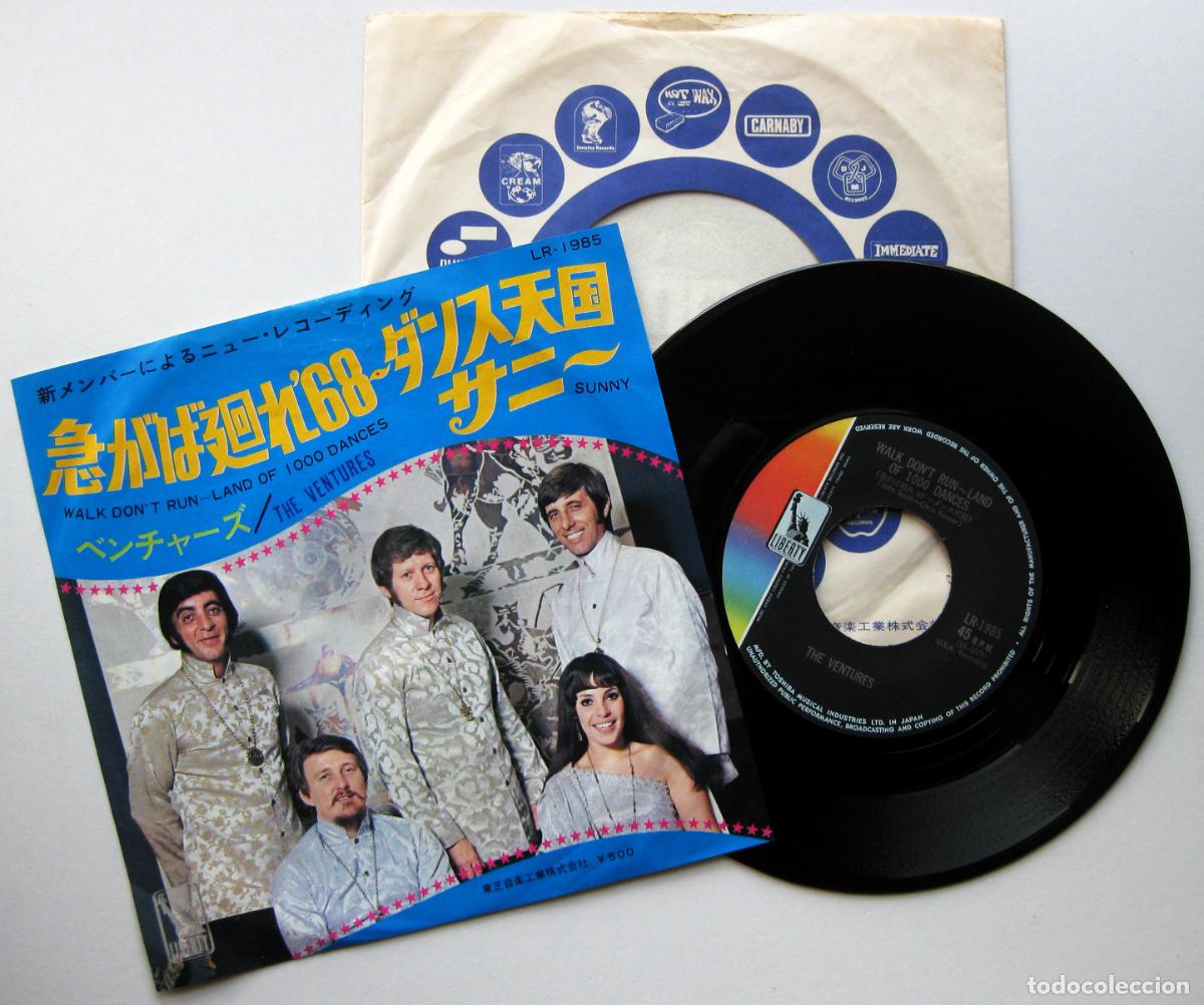 Discos de vinilo: The Ventures - Land Of 1000 Dances / Sunny - Single Liberty 1968 Japan Japon (Edicion Japonesa) BPY