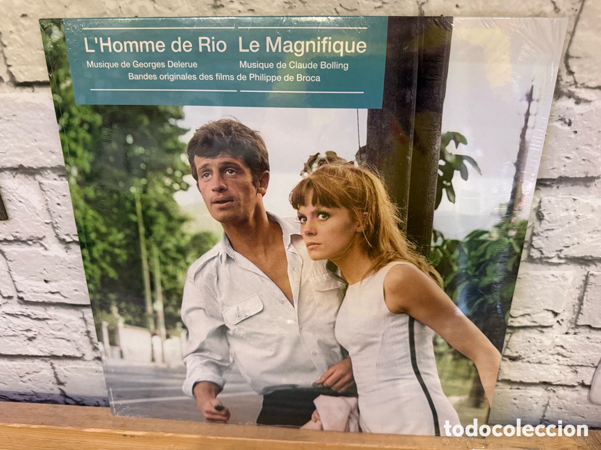 Discos de vinilo: Georges Delerue, Claude Bolling &lrm;&ndash; L'Homme de Rio / Le Magnifique. Bso. Vinilo precintado
