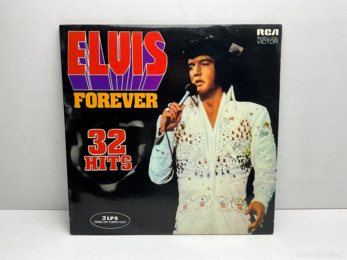 Discos de vinilo: DOBLE LP VINILO - ELVIS PRESLEY - FOREVER - RCA 1975 - MIRAR FOTO LP TIENE UNA RAYA