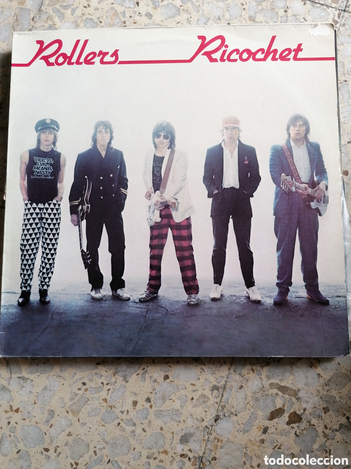 Discos de vinilo: LP THE ROLLERS RICOCHET 1981 UK EX
