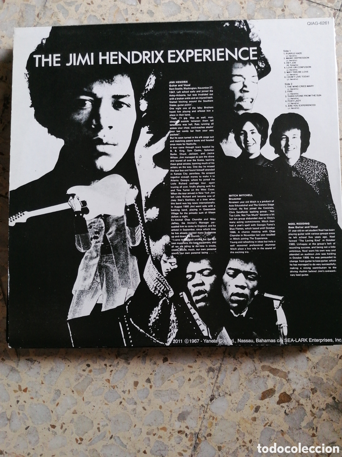 Discos de vinilo: LP JIMI HENDRIX ARE YOU EXPERIENCED 2011 DSICO EX - Foto 2