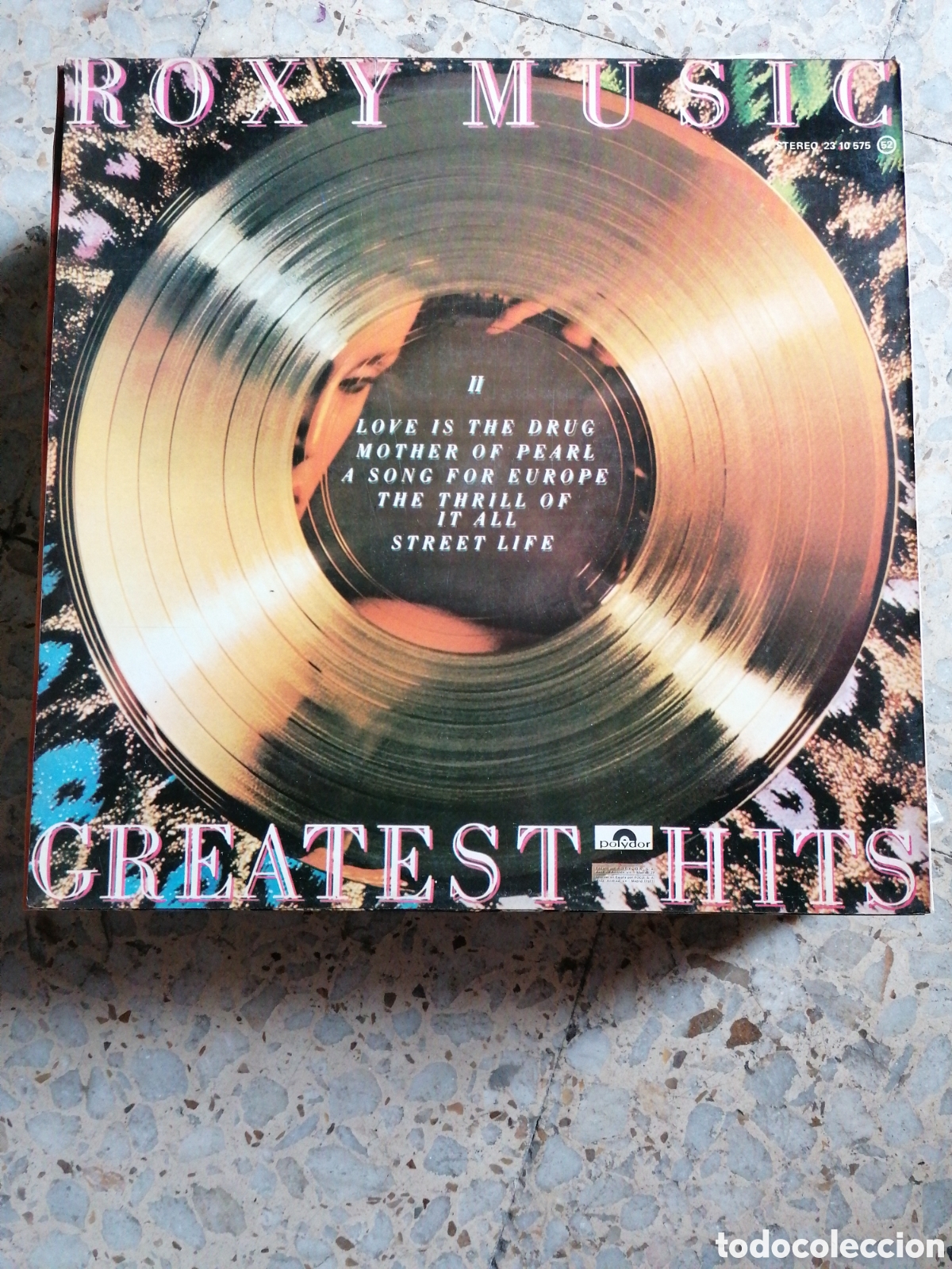 Discos de vinilo: LP ROXY MUSIC GREATEST HITS 1977 ESPA&Ntilde;A INSERT EX - Foto 2