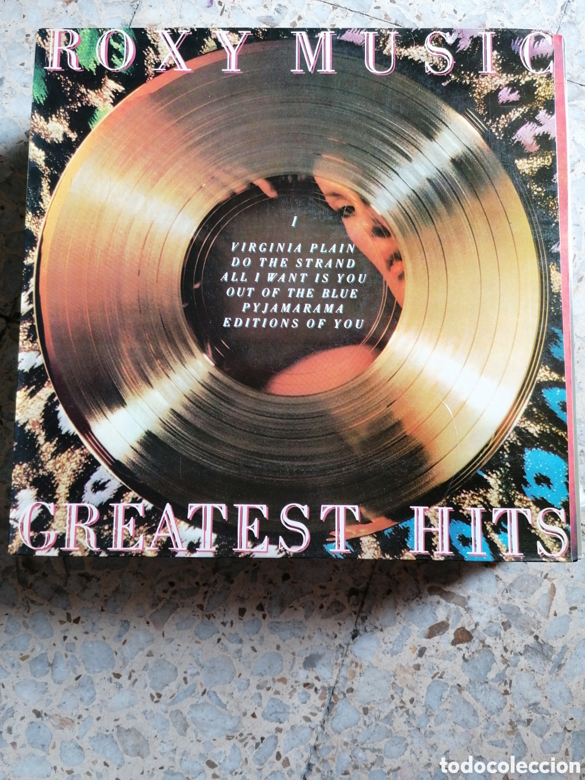 Discos de vinilo: LP ROXY MUSIC GREATEST HITS 1977 ESPA&Ntilde;A INSERT EX