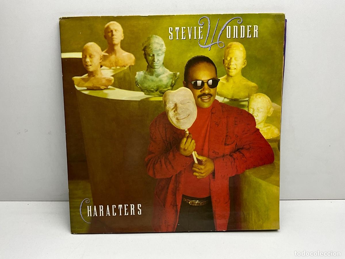 Vinyl records: LP - DISCO - VINILO - STEVIE WONDER - CHARACTERS - MOTOWN 1987 - MIRAR FOTO LP TIENE UNA RAYA