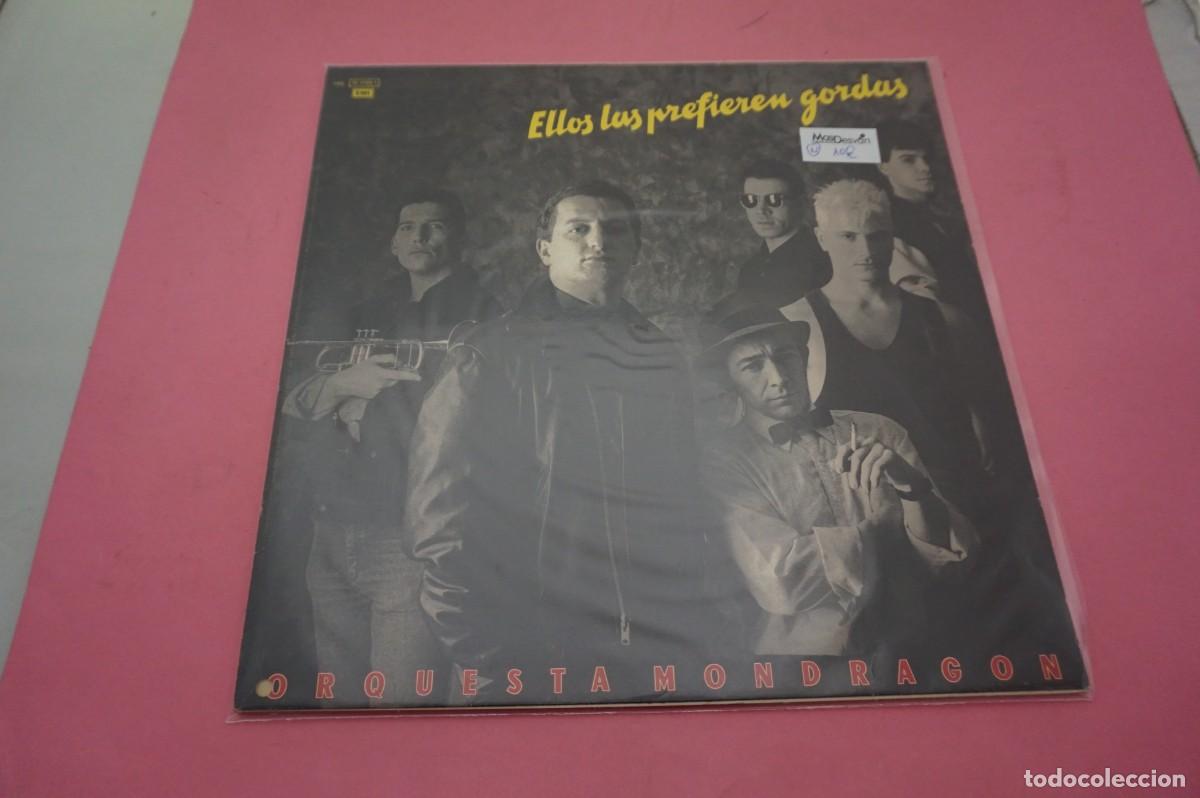 Discos de vinilo: LP - ORQUESTA MONDRAGON - ELLOS LAS PREFIEREN GORDAS - DISCO EN ESTADO EXCELENTE