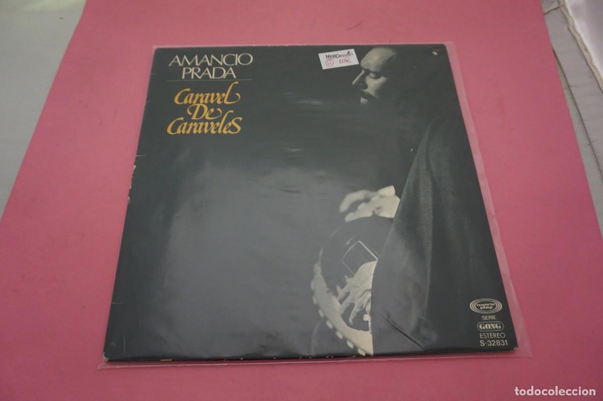 Discos de vinilo: LP - AMANCIO PRADA - CARAVEL DE CARAVELES - DISCO EN ESTADO EXCELENTE