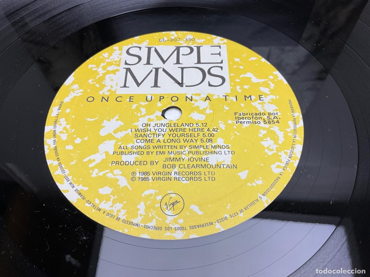 Discos de vinilo: LP - DISCO - VINILO - SIMPLE MINDS - ONCE UPON A TIME - VIRGIN 1985 - Foto 2