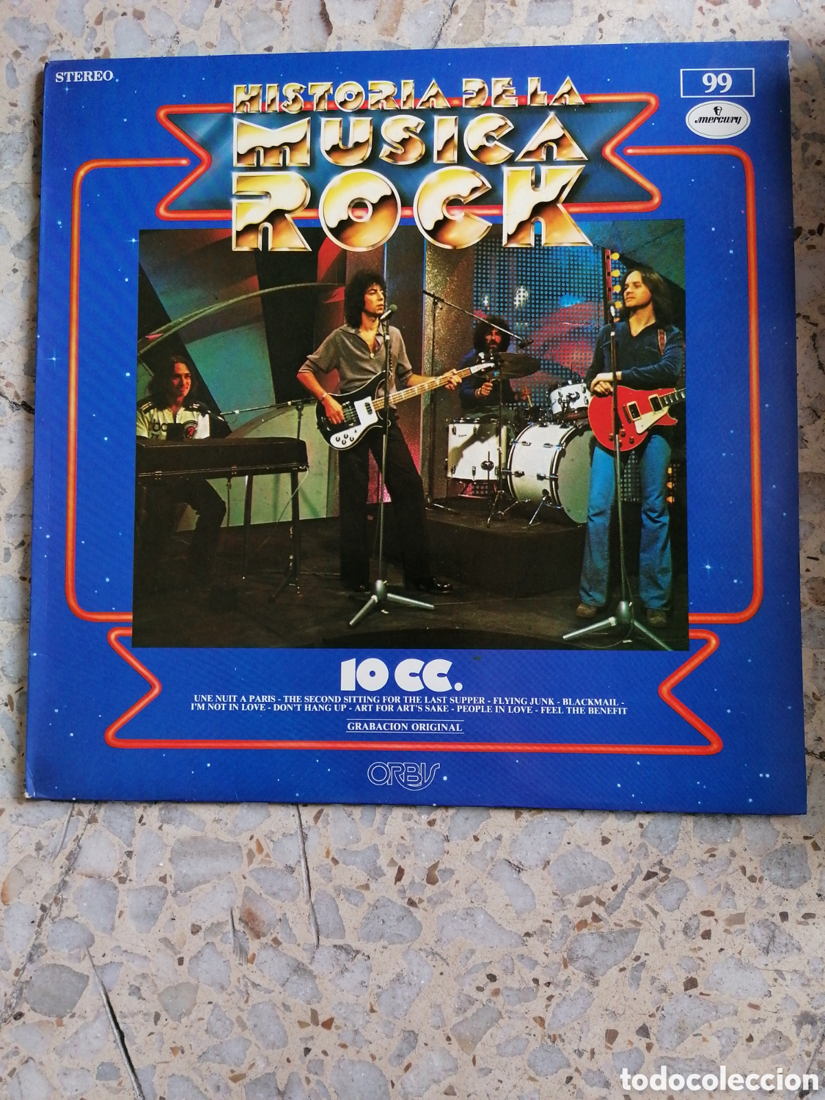 Disques de vinyle: LP 10 CC HISTORIA DE LA MUSICA ROCK 99 EX