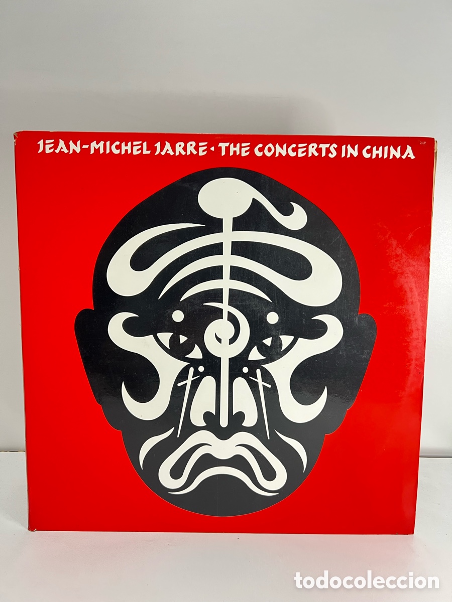 Discos de vinilo: JEAN-MICHEL JARRE (LP) THE CONCERTS IN CHINA A&Ntilde;O &ndash; 1982 &ndash; DOBLE DISCO PORTADA ABIERTA &ndash; ENCARTES CON