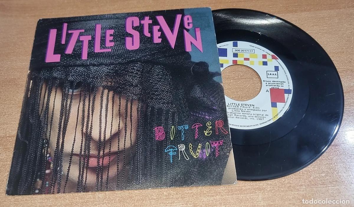 Discos de vinilo: LITTLE STEVEN Bitter fruit RUBEN BLADES 7&rdquo; SINGLE DE VINILO PROMO DEL A&Ntilde;O 1987 CONTIENE 2 TEMAS