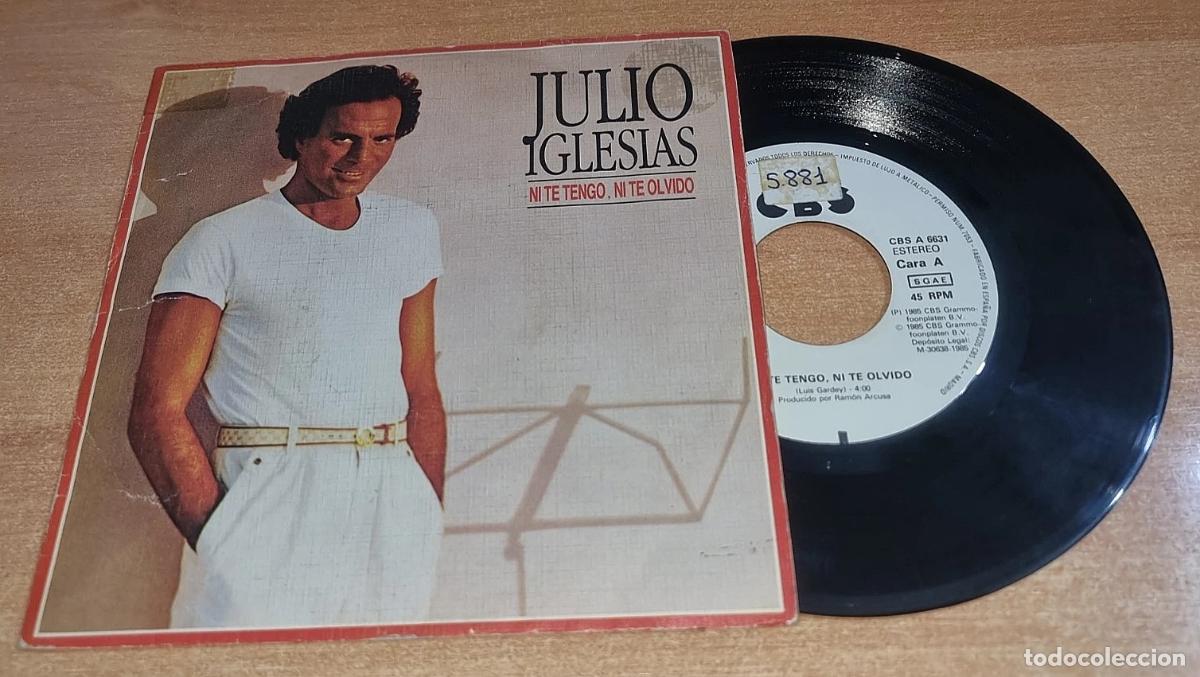 Discos de vinilo: JULIO IGLESIAS Ni te tengo ni te olvido 7&rdquo; SINGLE DE VINILO PROMO DEL A&Ntilde;O 1985 CONTIENE 2 TEMAS