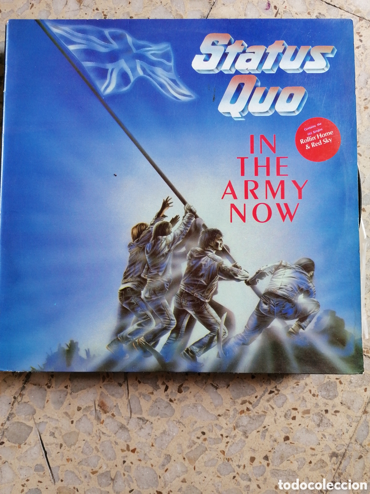 Discos de vinilo: LP STATUS QUO IN THE ARMY NOW 1986 ESPA&Ntilde;A