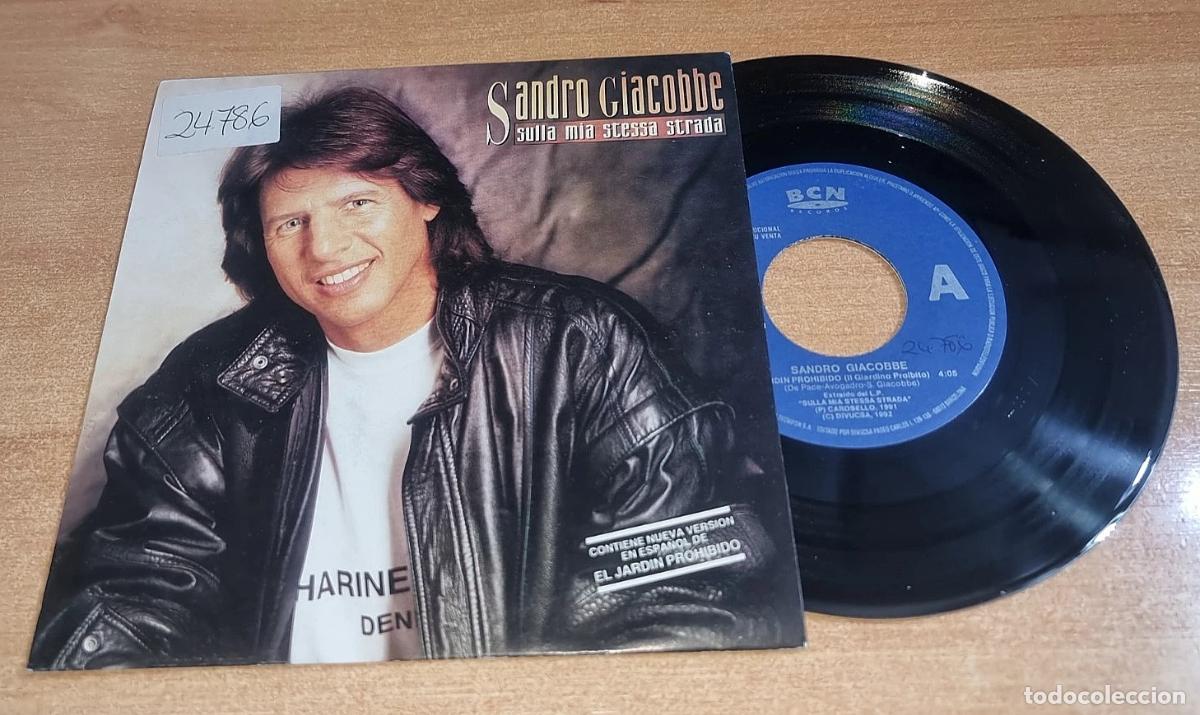 Discos de vinilo: SANDRO GIACOBBE El jardin prohibido CANTADO EN ESPA&Ntilde;OL 7&rdquo; SINGLE DE VINILO PROMO 1992 2 TEMAS