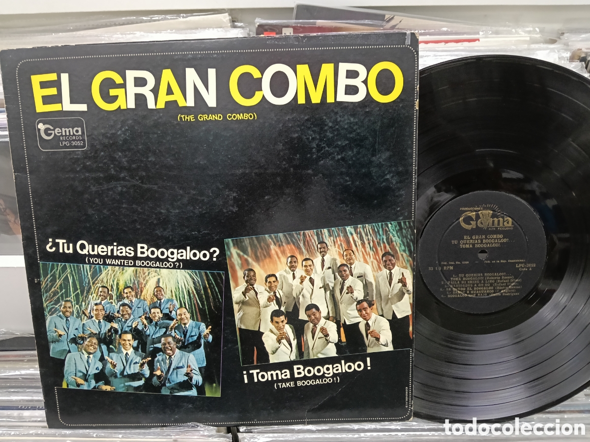 Discos de vinilo: El gran combo LP tu querias boogaloo? Toma boogaloo! Republica dominicana escuchado