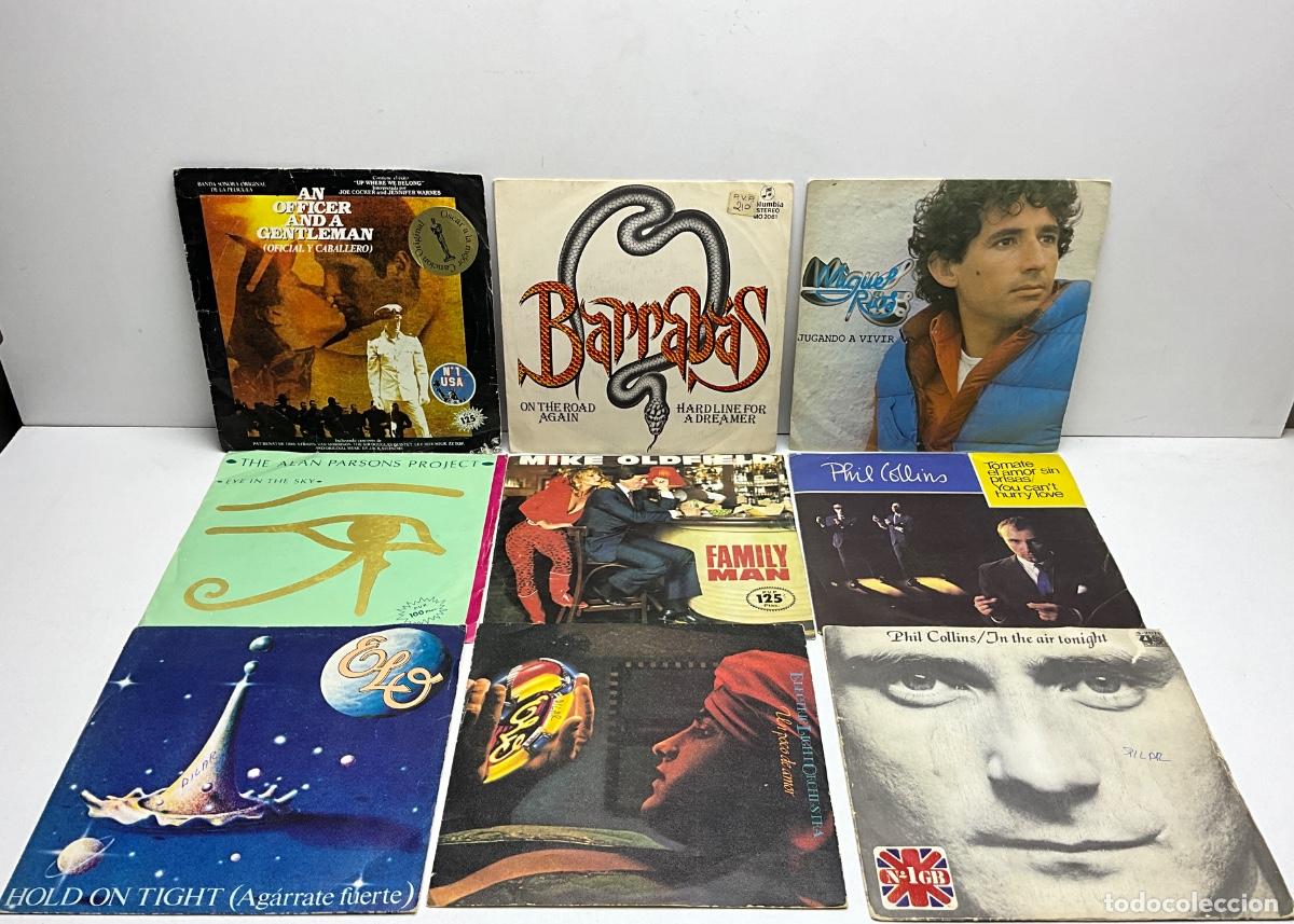 Discos de vinilo: LOTE DE 9 SINGLE - DISCO - VINILO - DIFERENTES ESTILOS - M&Uacute;SICA VARIADA - REF - 2