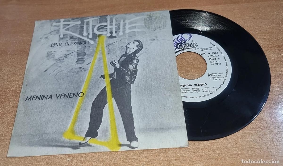 Discos de vinilo: RITCHIE Menina veneno CANTADO EN ESPA&Ntilde;OL 7&rdquo; SINGLE DE VINILO PROMO 1983 CONTIENE 1 TEMA
