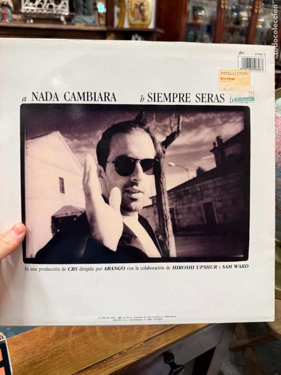 Discos de vinilo: MAXI SINGLE ARANGO - NADA CAMBIAR&Aacute; - Foto 2
