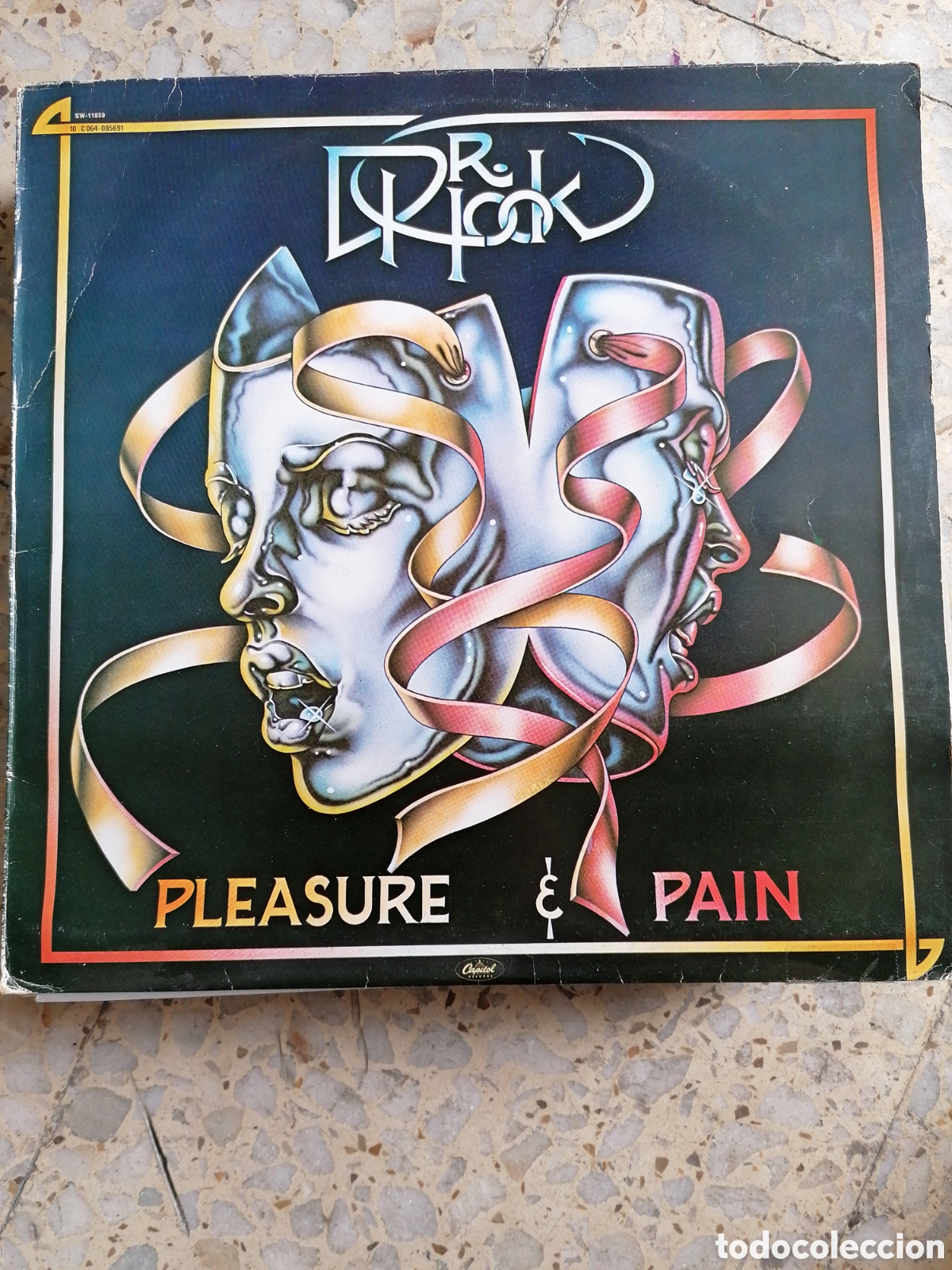 Discos de vinilo: LP DR HOOK PLEASURE & PAIN 1979 ESPA&Ntilde;A INSERT EX