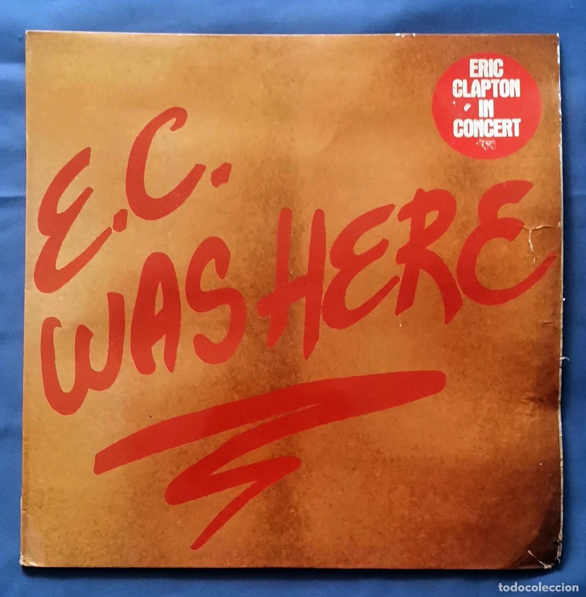 Discos de vinilo: Eric Clapton &ndash; E.C. Was Here LP 1975 Espa&ntilde;a