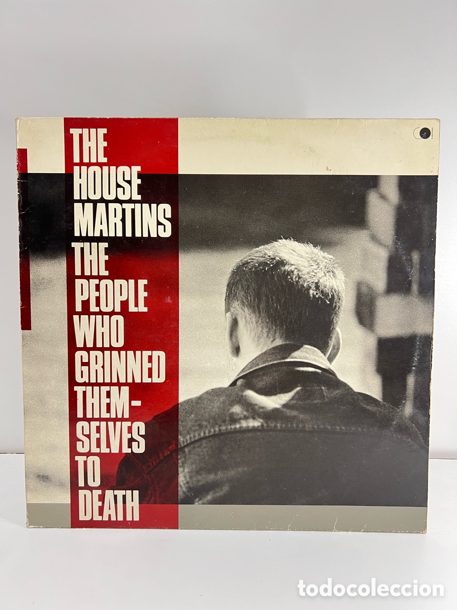 Discos de vinilo: THE HOUSEMARTINS (LP) THE PEOPLE WHO GRINNED THEMSELVES TO DEATH A&Ntilde;O &ndash; 1987 &ndash; ENCARTE CON LETRAS