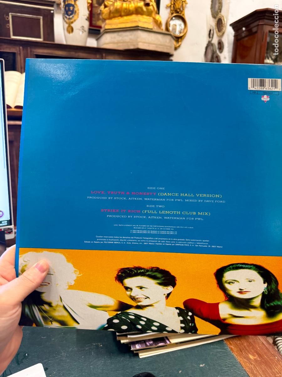 Discos de vinilo: LP BANANARAMA - LOVE,TRUTH & HONESTY - Foto 2