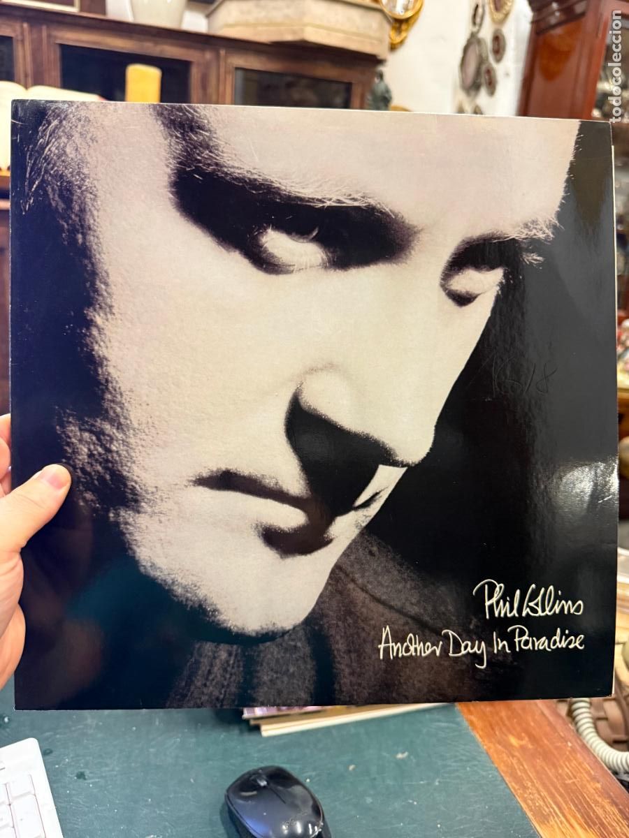Discos de vinilo: LP PHIL COLLINS - ANOTHER DAY IN PARADISE