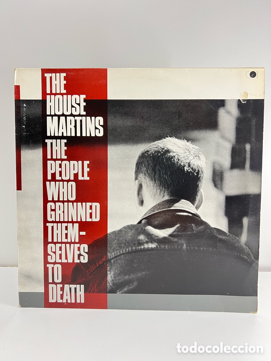 Discos de vinilo: THE HOUSEMARTINS (LP) THE PEOPLE WHO GRINNED THEMSELVES TO DEATH A&Ntilde;O &ndash; 1987 &ndash; ENCARTE LETRAS - UK