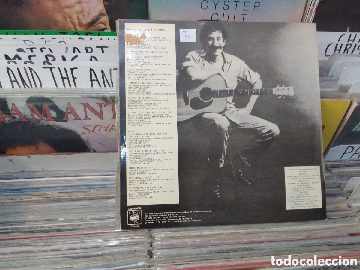 Discos de vinilo: Jim Croce,life and times - Foto 2