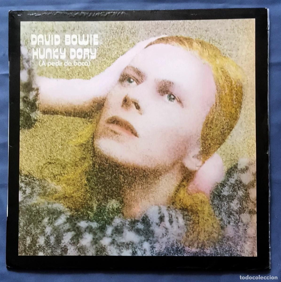 Discos de vinilo: David Bowie &ndash; Hunky Dory LP Espa&ntilde;a reedicion 1983 incl. encarte