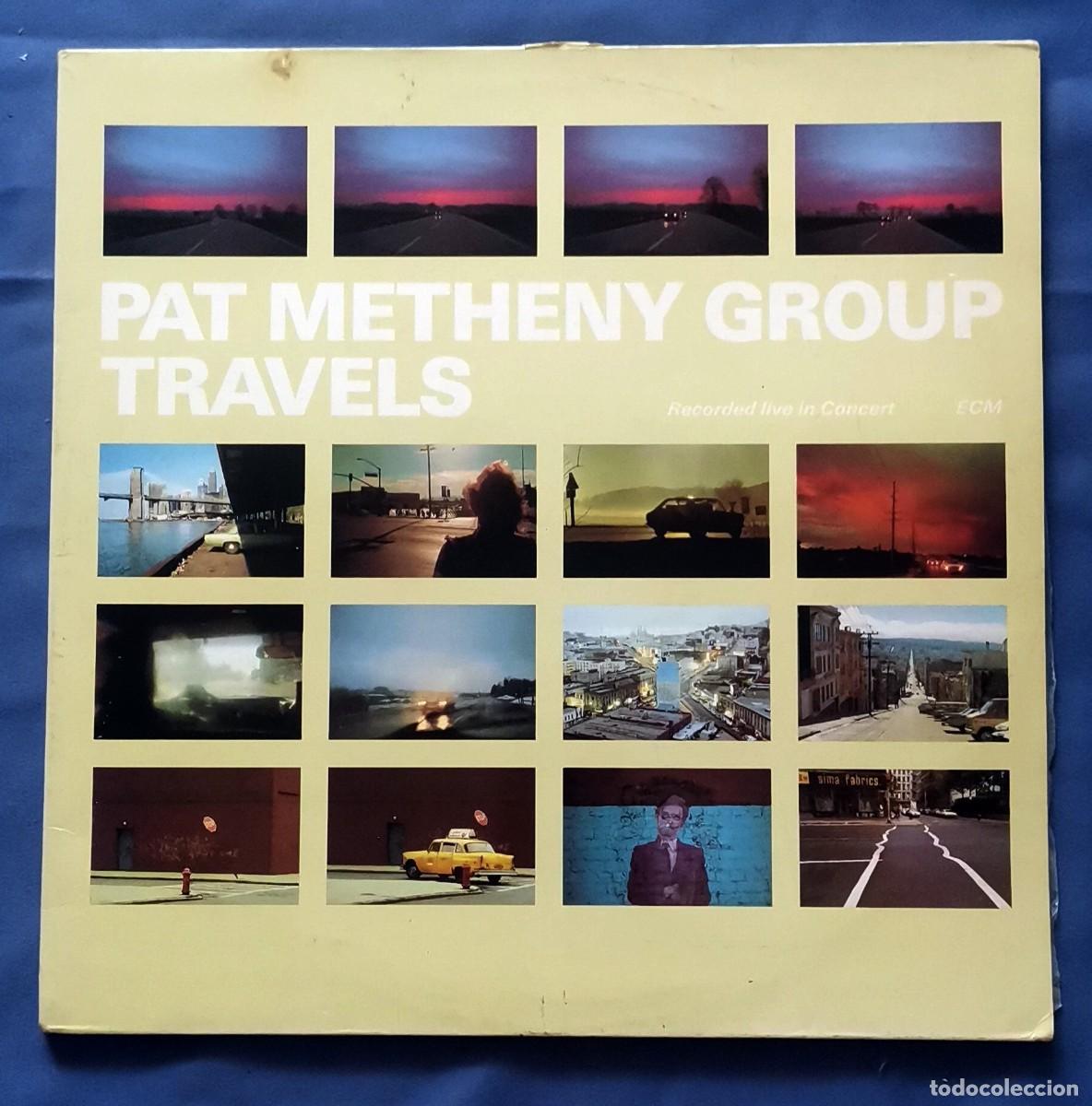 Discos de vinilo: Pat Metheny Group &ndash; Travels LP 1984 gatefold FALTA DISCO 1