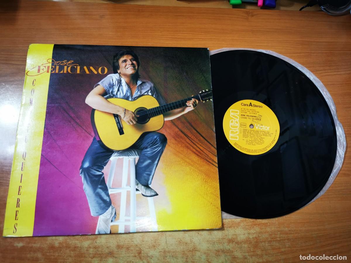 Discos de vinilo: JOSE FELICIANO Como tu quieres LP VINILO DEL A&Ntilde;O 1984 CONTIENE 9 TEMAS