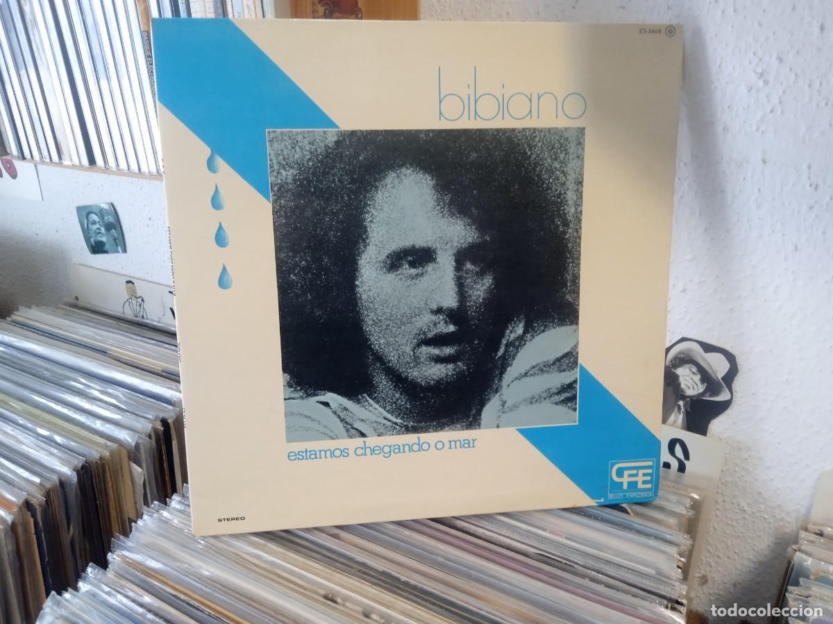 Discos de vinilo: Bibiano &ndash; Estamos Chegando O Mar. Lp edici&oacute;n espa&ntilde;ola 1976. Gatefold. Sello explosi&oacute;n