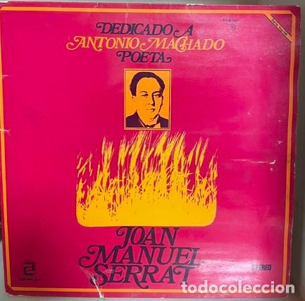 Discos de vinilo: LP - JOAN MANUEL SERRAT - DEDICADO A ANTONIO MACHADO - POETA - ZAFIRO - A&Ntilde;O 1979