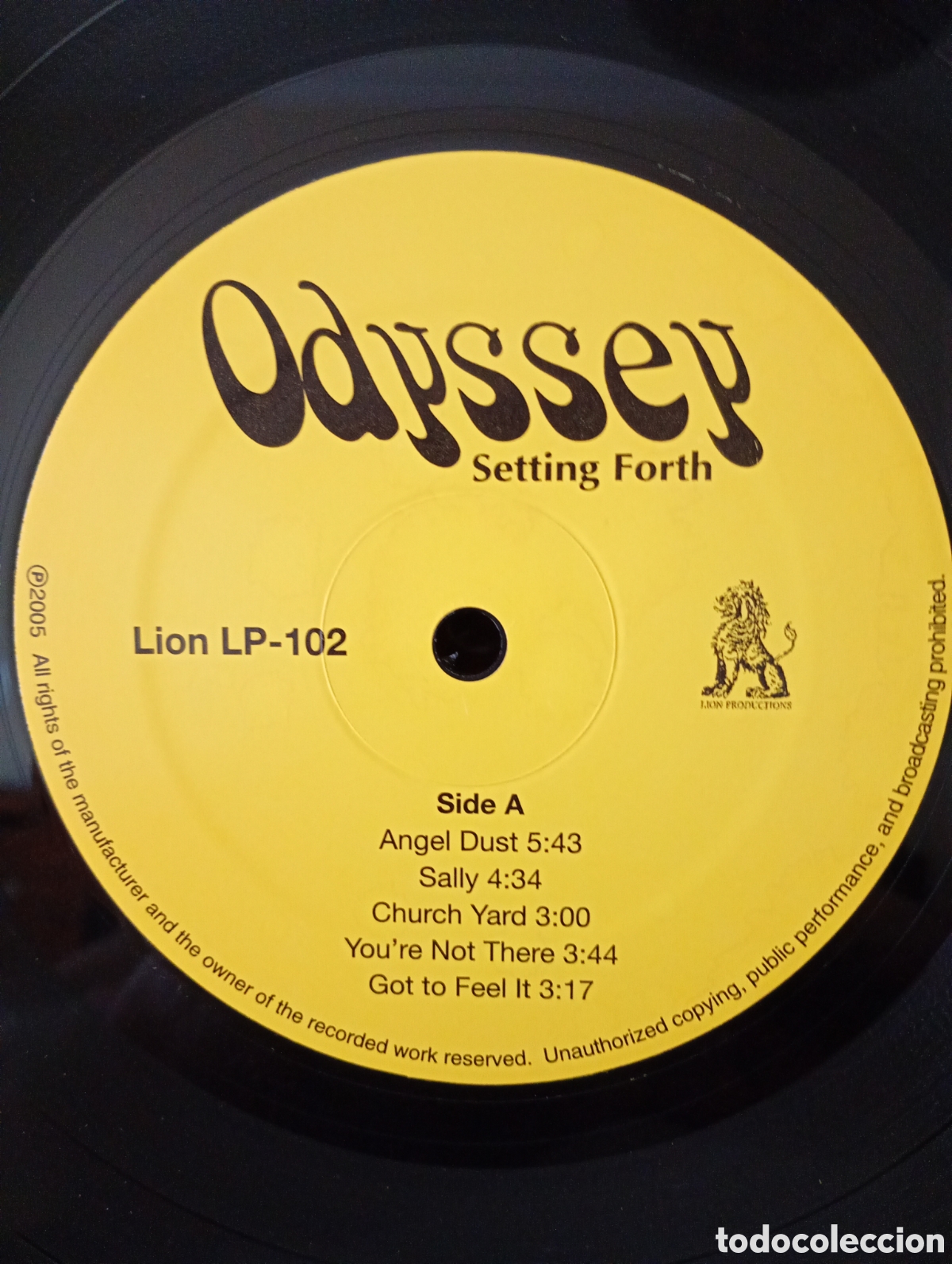 Discos de vinilo: Odissey, setting forth. Lion LP-102. - Foto 4